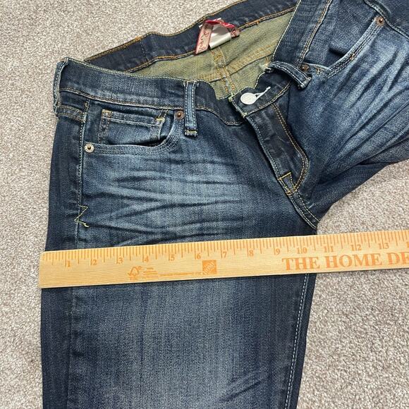 Lucky brand bootcut jeans womens sz 4/27 low rise blue Y2K rodeo western cowgirl - Picture 14 of 15